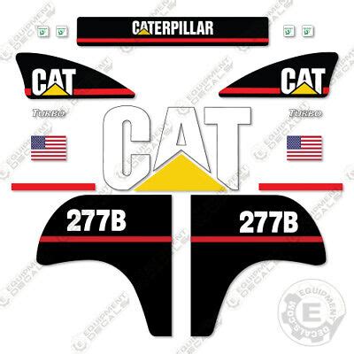 Fits Caterpillar 277B Decal Kit Equipment Decals Older Style 277 